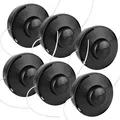 6 X Doppelfadenkopf für Motorsense Fadenspule mit Tippautomatik Doppelfadenko...