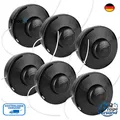 Forever Speed 6 X Doppelfadenkopf für Motorsense Fadenspule mit Tippautomat