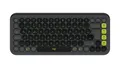 Logitech POP ICON KEYS - GRAPHITE - DEU - CENTRAL-419 Gaming-Tastatur (Hergestellt aus recyceltem Kunststoff)
