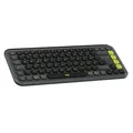 Logitech POP ICON KEYS kabellose Bluetooth-Tastatur, komfortables Tippen, programmierbare Tasten, Easy-Switch zwischen bis zu 3 Geräten, für Notebook, Tablet, PC, Deutsches QWERTZ-Layout – Grafit