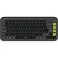 Logitech POP Icon Keys (DE) Bluetooth Tastatur grafit/grün Easy-Switch-Tasten
