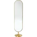 Standspiegel Spiegel Wandspiegel Stahl Rahmen Glas Gold Kare Design