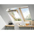 VELUX Holz Schwingfenster GGL  MK06 3070 klar lack THERMO    Alu  78x118 Uw-Wert: 1,3