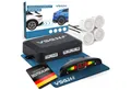 VSG24 Premium Display Einparkhilfe ECHO PLUS Parkhilfe zum nachrüsten PDC Rückfahrkamera (Rückfahrwarner mit Display & 4 Sensoren Stecksystem Nachrüstsatz)