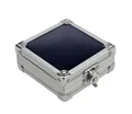 SAFE 5871 Aluminium-Sammelvitrine mit Velours-Einsatz 100 × 95 × 40 mm