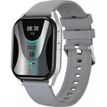 Canyon Smartwatches Smartwatch Chatter SW-58 BT-CALL Silber Grau (38.20 mm) (CNS-SW58SS)