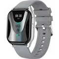 Canyon SW-58, Chatter, Smartwatch, BT mit Canyon Life App, BT-Anrufe, IP67, AI-Assistent, 123 Sportmodus, silber