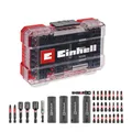 Original Einhell M-CASE 35-tlg. Impact-Bit- und Stecknuss-Set (25-mm-Bits, 50-mm-Bits, Sechskantstecknüsse, Langnüsse, Stecknussadapter, 60-mm-Bithalter inkl. Aufbewahrungsbox)