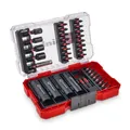 Original Einhell M-CASE 35-tlg. Impact-Bit- und Stecknuss-Set (25-mm-Bits, 50-mm