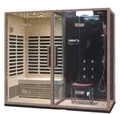 JVmoebel Sauna Multifunktionsdusche mit integrierter Saunakabine aus Edelstahl, (1-St) Made in Europe