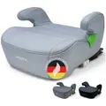 Osann Kindersitzerhöhung Junior Isofix i-Size, ab: 7 Jahren, bis: 12 Jahre, ab: 126 cm, bis: 150 cm, Sitzerhöhung Auto Kinder mit Isofix ab 126cm, Sitzschale, Booster grau|silberfarben