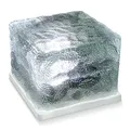 Eaxus® LED Solar Leuchte Solar Cube - Eiswürfel als Wohnzimmer-Deko & Gartendeko