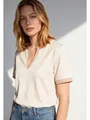 MORE&MORE Kurzarmshirt stylishes Kurzarmshirt