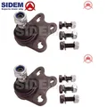 2x Trag-/Führungsgelenk SIDEM 49186 für Mercedes-Benz