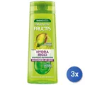 3x Fructis Shampoo 250 Ml. Hydra Ricci