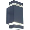 Lutec LT5605013118 LED Wandleuchte Focus 1x8W| 300L | 4000K | IP44 - dunkelgrau