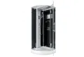 AcquaVapore Dampfdusche D37-23R2-ALL Dampfdusche Duschtempel Duschkabine, Sicherheitsglas ESG, Höhenverstellbar, Gehärtetes Glas, Integrierte Massagedüsen, Multimedi