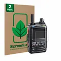 2x ScreenLeaf Displayschutzfolie für Yaesu FT-5DE/DR nachhaltig verpackt