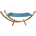 Hängematte Hawaii Holz/Blau