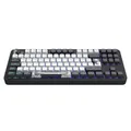 Dark Project ALU87B Bushido Mechanische Gaming-Tastatur | ISO Multi | Hot-Swap | G3MS Moonstone gefettete Schalter | Gefettete Stabilisatoren | Flex-Dichtungshalterung | Aluminium | TKL 80% | RGB