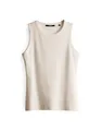someday Damen Top | Geripptes Top KLEANNE Slim aus BCI Cotton Mix Natural Glaze, 42
