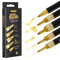 ONLINE Gold Lettering Acrylstifte-Set gold 5 St.