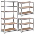 Metall-Lagerregal 222 x 110 x 50 cm Humberg HR-815