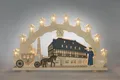 Schwibbogen Zwönitz Länge ca 66cm NEU Motivleuchte Lichterbogen  Erzgebirge B