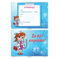 Geburtstagseinladungen (8 Stück) "Krankenschwester / Ärztin" Mädchen & Kinder