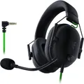 Razer BlackShark V2 X Gaming-Headset: 7.1 Surround Sound – 50 mm Treiber – Memory-Schaumstoff-Kissen – für PC, PS4, PS5, Switch, Xbox One, Xbox Series X|S, Mobile – 3,5 mm Klinkenstecker – Schwarz
