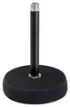Pronomic MST-10 BK Mikrofon Tischstativ Tischmikrofon Stativ Ständer (für 3/8" Gewinde, Gusseisener Fuß) schwarz