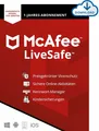 McAfee Live Safe 2026 • 1 bis Unbegrenzt PC Geräte 1 bis 3 Jahre