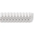 Netuno 10x Aktenordner DIN A4 Weiß Ekobox 2-Ring-Mechanik 8cm Kunststoff Büroordner Ringmappe PP farbig breit