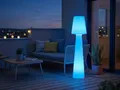 Moderne LED Outdoor Stehlampe mit Fernbedienung & RGBW Farbwechsel, Höhe 110cm