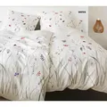 Elegante Mako-Satin Bettwäsche Highlife - 135x200 cm + 80x80 cm	weiss