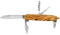 Baladeo Volga Taschenmesser, 6 Funktionen, Olivenholzgriff