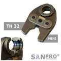 Rems Pressbacke - Presszange MINI, Presskontur TH 32 Größe: TH 32