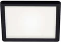 Briloner LED Panel Slim 19 cm, schwarz, utraflach