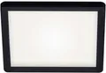 Briloner LED Panel Slim 19 cm, schwarz, utraflach  Deckenleuchte