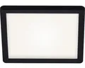 LED Deckenleuchte 12W 1400 lm 4000 K 19x19 cm Slim schwarz + Backlight
