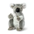 Steiff Kuscheltier Colo Koala, Süßes Stofftier mit Kunststoffaugen, Kinder, Jungen & Mädchen, Plüschtier 29 cm, Dunkelgrau, 067693