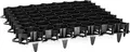Rasengitter, Kunststoff Rasengitter, befahrbar, schwarz, 49,2x49,2x3,9cm