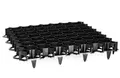 Rasengitter schwarz RKP1 ca.49,2x49,2x 3,9cm