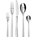 GRÄWE Besteck-Set Porto, 10-teilig, 2 Personen, Edelstahl, silber