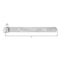 Ladenband L.300x10x30mm S.3mm STA galv.verz.d.pass.D.10mm rd GAH