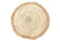 Marrakesch Orient & Mediterran Interior Teppich Boho Style Teppich Flurteppich Wanddeko Rund Silva 90cm, Höhe: 1 mm, Handarbeit