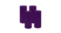 4er Set Adventskranzkerzen Violett Ø 60 x 200 mm