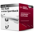 Anhängerkupplung abnehmbar für Audi e-tron Sportback 04.2020-jetzt neu