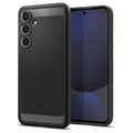 Spigen für Samsung Galaxy S24 FE Hülle [Fallschutz in Militärqualität] Rugged Armor Handyhülle Samsung S24 FE -Mattschwarz