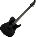 Spira T-400 MBK Satin Black E-Gitarre 2 Humbucker Hardtail geröstete Pappel